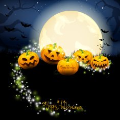Vector Halloween Background N38