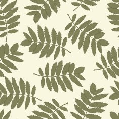 Seamless pattern with autumn leaves N37