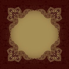 Dark red patterned background
