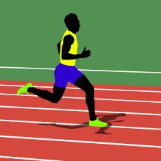 Running silhouettes N24
