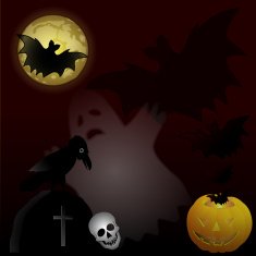 Halloween Night on Cemetry