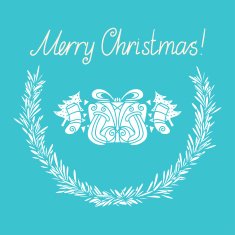 Holiday Merry Christmas card