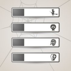 Sticker Label Halloween set