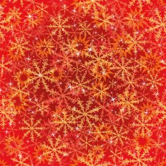 Seamless pattern with stars and snowflakes
