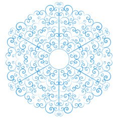 Lacy snowflake