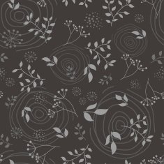 Floral branch seamless pattern