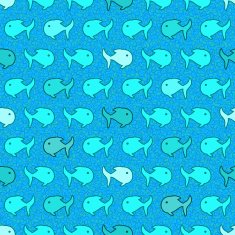 Seamless pattern of fish N2