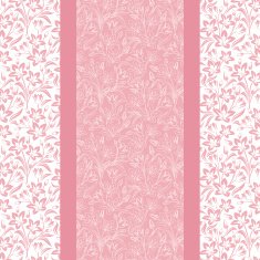 Vector pink card with floral pattern