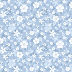Vector seamless pattern with flowers N38