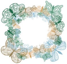 Butterflies frame N4