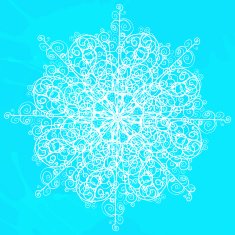 Snowflake isolated