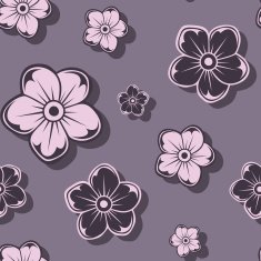 Seamless pattern with flowers Vector illustration N10