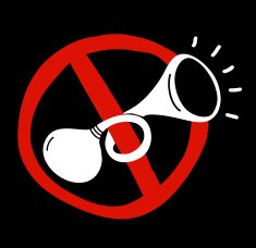 Prohibited to make noise