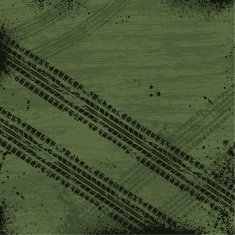 Military tire track background