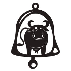 cow bell silhouette