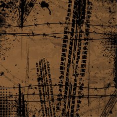 Brown tire track background