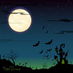 Vector Halloween Background N72
