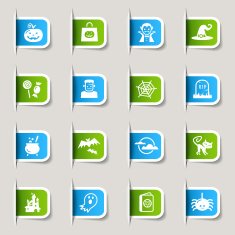 Label - Halloween Icons N2
