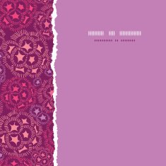 Abstract underwater flowers square torn seamless pattern background