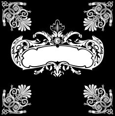 Decorative Royal Vintage Ornate Banner