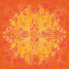 Seamless floral background N357