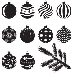 Christmas Baubles Set N3