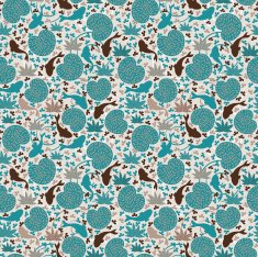 Pond seamless pattern