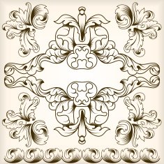 calligraphic frame N2