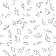 Background with leaves contours N2