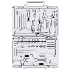 tools in a box