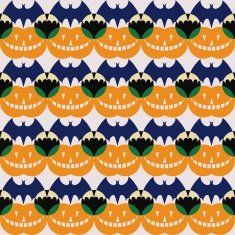 Halloween vector seamless pattern N11