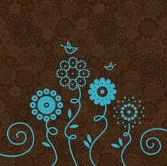 Floral background N1158