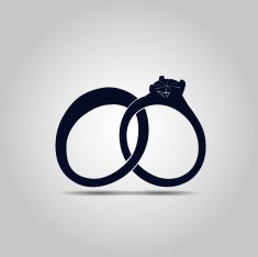 Wedding rings icon N2