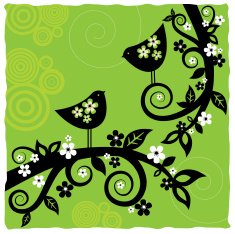 Birds in Four Seasons (Series) N4