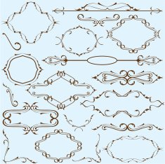 Victorian ornament set