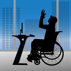Vector silhouettes of man N65