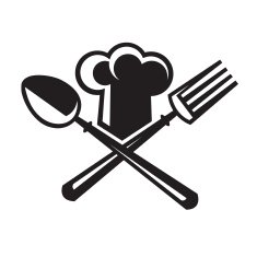 Chef Hat With Spoon And Fork N6