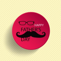 happy fathers day vector