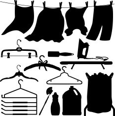 Laundry Silhouettes