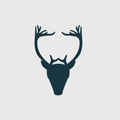deer head vector icon