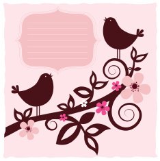 Birds in love banner N4