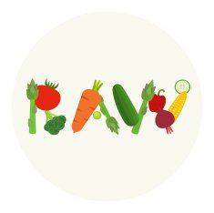 Raw Food menu illustration