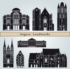 Angers landmarks and monuments
