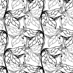 Graphic Floral pattern N3