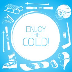 winter sports background N2
