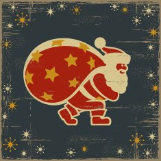 Retro Santa Claus