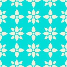 Abstract seamless pattern with silhouettes flowers Floral repea