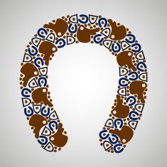 horseshoe pattern color