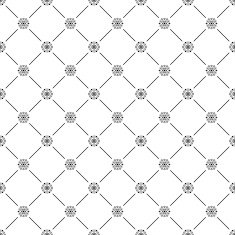 Seamless simple pattern with snowflakes