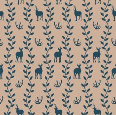 Seamless pattern in vintage style vector